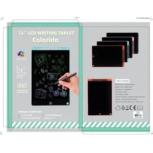 Lousa Mágica Infantil Tela LCD Tablet 8.5 10 12 Polegadas para Escrever e Desenhar Leve Azul Preto Rosa OEM Lousa Mágica Infantil Tela LCD Tablet 8.5 10 12 para Desenhar Portátil Azul Preto Rosa OEM
