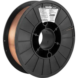 Arame MIG/MAG 0,6 mm carretel plástico com 5 kg - VONDER