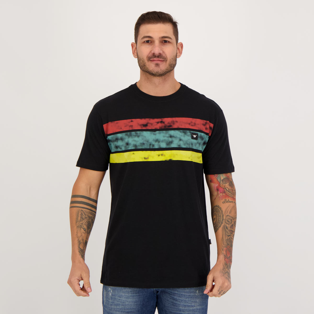 Camiseta Hang Loose Jah Preta