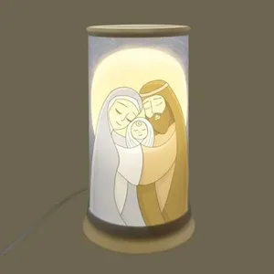 Luminária de Mesa Hug Sagrada Família Tpc com Luz Difusa Bivolt 110V-220V em Polietileno Luminária de Mesa Hug Sagrada Família Tpc Luz Difusa Bivolt 110V-220V em Polietileno