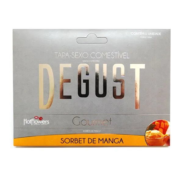 Degust Gourmet Tapa Sexo Comestível Formato Estrela Hot Flowers