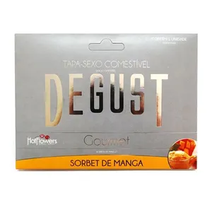 Degust Gourmet Tapa Sexo Comestível Formato Estrela Hot Flowers