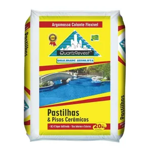 Argamassa Interna/Externa AC2 Cinza 20kg Quartz Revest Argamassa Interna/Externa ACII Cinza 20kg Quartz Revest