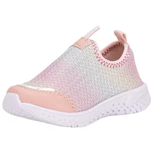 Tênis Infantil Feminino Slip On Nathielly 190081 ROSA/BRANCO 27