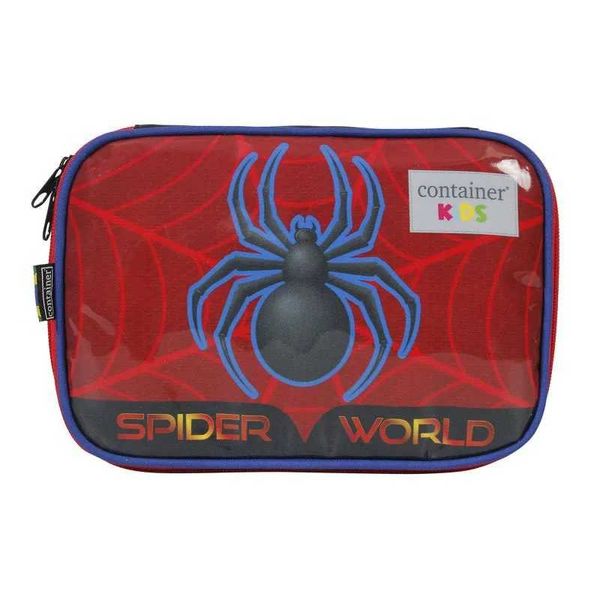 ESTOJO BOX SOFT LUXO CONTAINER SPIDER MAN WORLD DERMIWIL