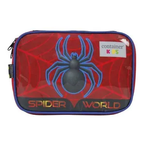 ESTOJO BOX SOFT LUXO CONTAINER SPIDER MAN WORLD DERMIWIL