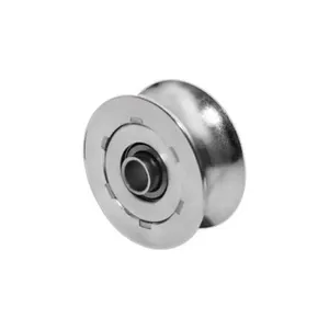 Roldana Ferro Maciça 50mm (2) Para Cano 1-2 - Uso Em Portões - Ferrosul