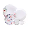 Aparelho de Jantar Tramontina Floratta em Porcelana Decorada 30 Peças