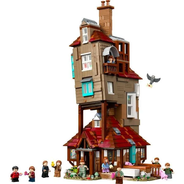 Conjunto de Construção Lego Harry Potter The Burrow Edição de Colecionador 2405 Peças Marrom Lego Lego Harry Potter The Burrow Edição de Colecionador 2405 Peças Marrom