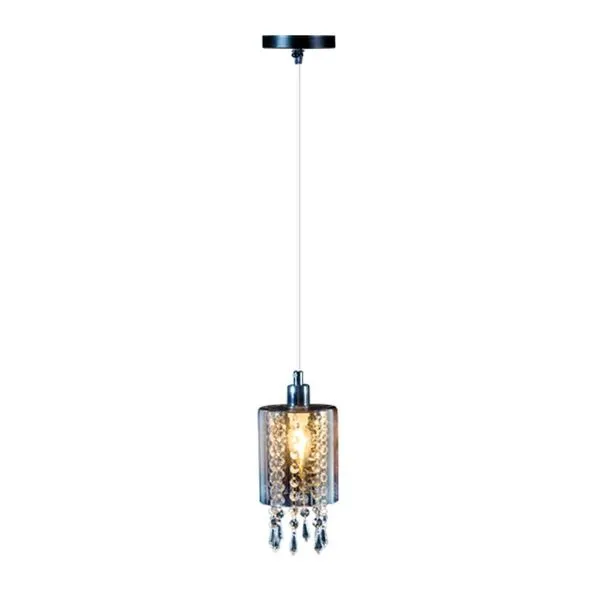 Pendente Avant Versailles 1 Luz E27 Bivolt Vidro Fume (MP)