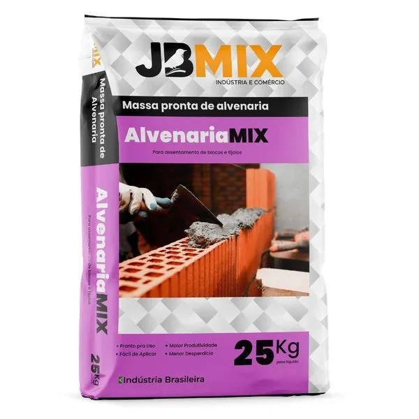 Massa Pronta Para Alvenaria 25kg JBMIX (MP)