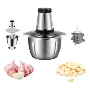 Processador de Alimentos Tienda Online Multifuncional Inox 2 Velocidades 3L Prata 110V Processador de Alimentos Tienda Online Inox 2 Velocidades 3L Prata 110V