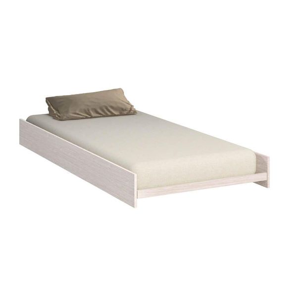 Cama Auxiliar De Solteiro 1250 Ilan Carvalho Claro