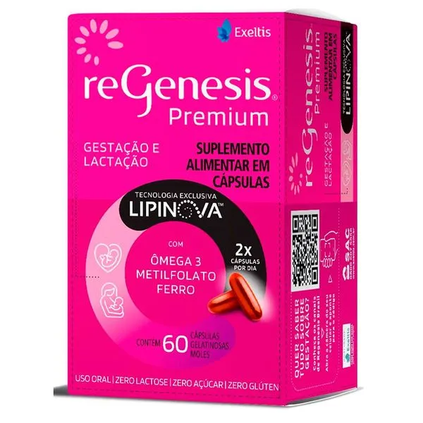 Regenesis Premium Lipinova 60 Cápsulas