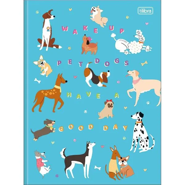 Caderno Brochurão 80 Folhas Hug Me Capa Dura
