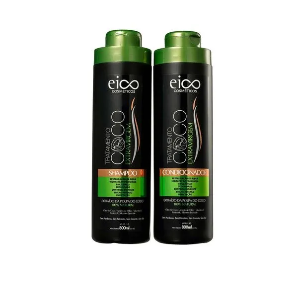 Kit Capilar Eico Coco Extravirgem 800ml
