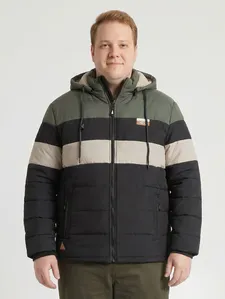 Jaqueta Gangster Plus Size Masculina PRETO EX4