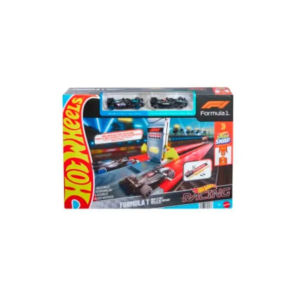 Pista Hot Wheels Formula 1 Racing Grid Start Track Set JKM88 - Mattel