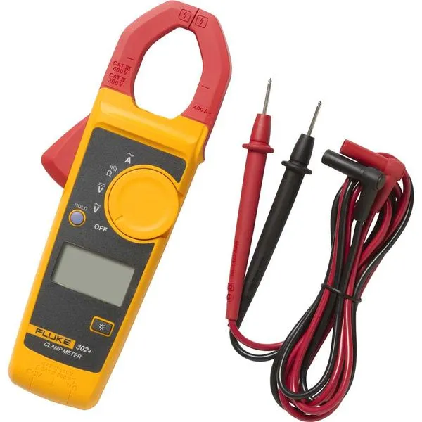 Alicate Voltímetro Amperímetro Digital Categoria III 600V 302+ - Fluke