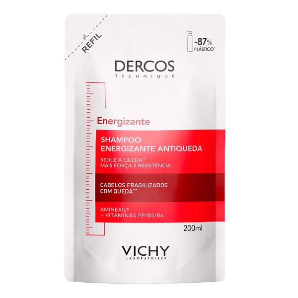 Shampoo Vichy Dercos Energizante Antiqueda Refil 200ml