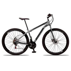 Bicicleta Bike Aço 21 Marchas Velocidades Aro 29 Grafite
