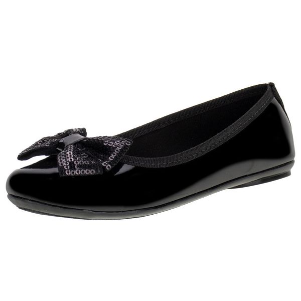 Sapatilha Infantil Feminina Molekinha - 2502390 VERNIZ/PRETO 29