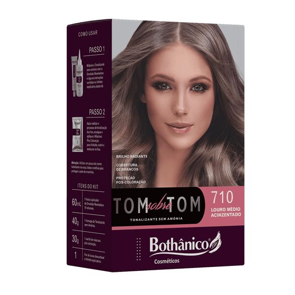 Tonalizante Bothânico Hair Louro Médio Acinzentado 710
