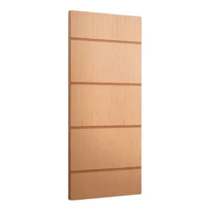 Folha de Porta Frisada Sarrafeada Pinus para Pintura West Doors Folha de Porta Frisada Sarrafeada para Pintura 210x62cm