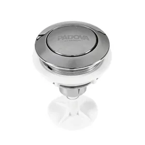 Botão de Acionamento para Caixa Acoplada Saída Convencional com Castelo para Descarga de Vaso Sanitário Pádova Botão de Acionamento para Caixa Acoplada Saída Convencional para Descarga de Vaso Sanitário Pádova