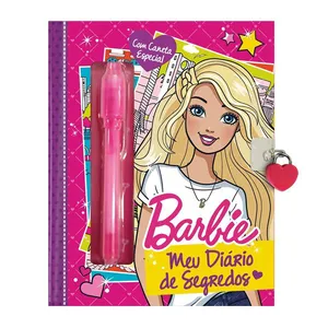 Meu Diário de Segredos Ciranda Cultural Barbie 96 Folhas
