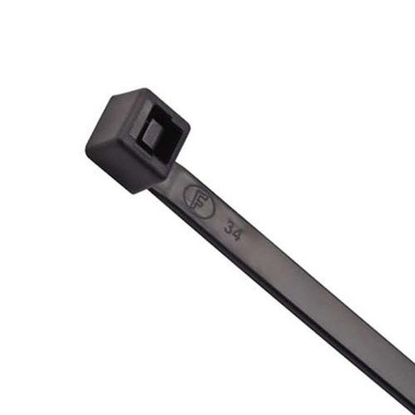 Abraçadeira Cinta 4,8 X 283mm Preta Uv - Kit Com 100 Unidades - Resistente Ao Sol E Intempéries