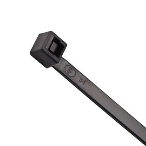 Abraçadeira Cinta 4,8 X 283mm Preta Uv - Kit Com 100 Unidades - Resistente Ao Sol E Intempéries