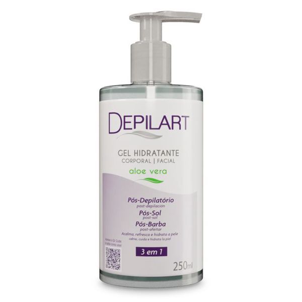 Gel Pós Depilação Depilart 250ml Aloe Vera