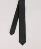 Gravata Masculina Slim Acetinada Preta Único