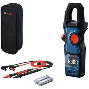 Alicate Amperímetro Digital GMC 600-15 Medição 600V 600A Trms Azul Bosch Alicate Amperímetro Digital GMC 600-15 Trms 600V 600A Azul Bosch