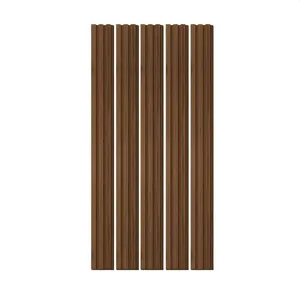 Painel Ripado Autocolante Eva Flexível Laminado 10cm 5 Metros Nogueira Natural para Parede Meu Rodapé Painel Ripado Autocolante Eva Flexível Laminado 10cm 5 Metros Nogueira Natural Meu Rodapé