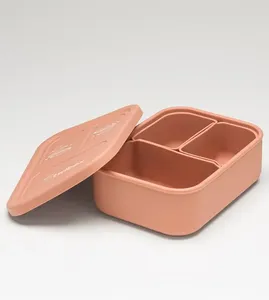 Lancheira Bento Box Silicone Rosa Twibex Rosa