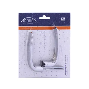 Blister Maçaneta Idea Escovada Arouca Macaneta zamac cromada acetinado blma575 zce Arouca