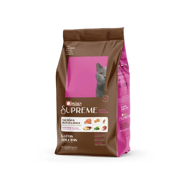 Ração Quatree Supreme Gatos Adultos Salmão e Batata-doce 10,1 kg