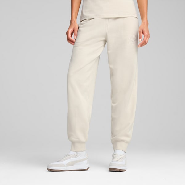 Calça de Moletom ESS SCRIPT Comfort Feminina
