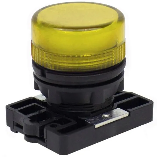 Sinalizador Luminoso Amarelo - Sllsl3 - Steck Sinalizador Luminoso Amarelo Sllsl3 Steck