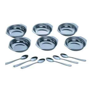 Conjunto Para Sobremesa Madefer Inox 12 Peças (MP)