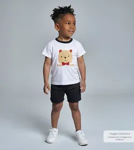 Conjunto Pijama Cool Bear Preto - 2665 De 1 a 6 anos Preta - 3