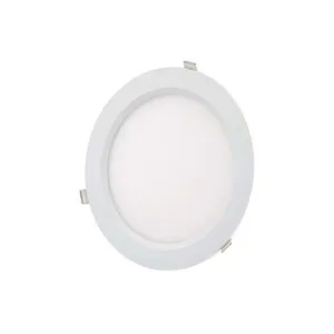 Luminária Slim LED redonda 20cm 12W bivolt 6500K branca Startec