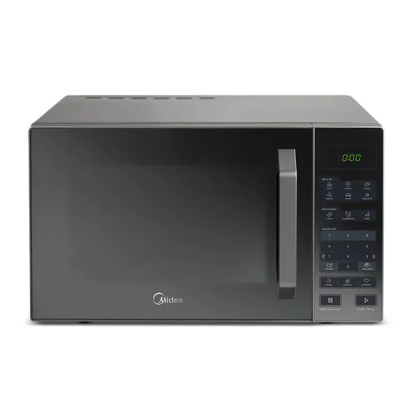 Micro-ondas 27L Prata Porta Espelhada SmartPlate Midea Outlet MXSA27S2_OUT - 220v