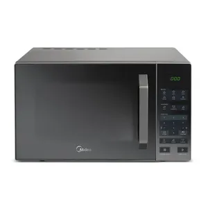 Micro-ondas 27L Prata Porta Espelhada SmartPlate Midea Outlet MXSA27S2_OUT - 220v