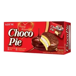 Caixa Com 6 Alfajors Choco Pie 168g BIS00111T - Lotte