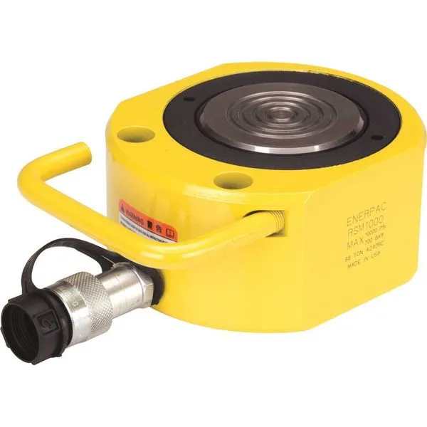 Cilindro Hidráulico Simples Ação Compacto 100tf Curso 16mm RSM1000 ENERPAC