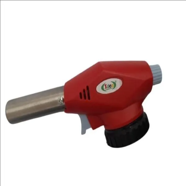 Macarico Recarregavel Acendimento Automatico Gas Encaixe 2 Tipos De Refil Soldagem Culinaria Artesantato Laboratorio