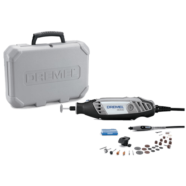 Micro retífica 3000 com 30 Acessórios e Maleta 110 Volts - F0133000PR000 - DREMEL